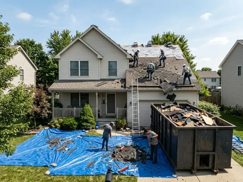 roof-replacement-debris-remova-004 — frequently asked questions, Cheapest Dumpster Rentals in Montgomery, IL